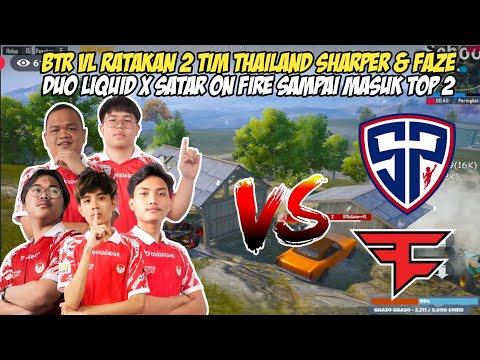 BTR VS GENESIS PEREBUTAN WWCD !! DUET SATARxLIQUID ON FIRE BTR MERATAKAN FAZE & SHARPER