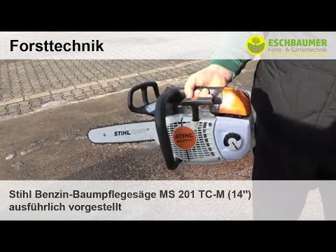 Stihl Benzin-Baumpflegesäge MS 201 T C-M Motorsäge mit M-Tronic ausführlich vorgestellt