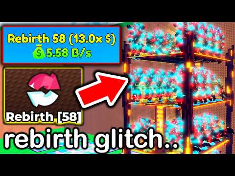 SECRET REBIRTH GLITCH For #1 LEADERBOARD in Escape Tsunami For Brainrots