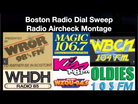 Boston Radio Dial Sweep WHTT WBOS WCOZ WSSH WMJX WCGY WXKS-FM WHDH WNTN WCAS WROR WBZ WBCN June 1984