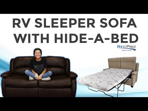 RV Sleeper Sofa with Hide-A-Bed