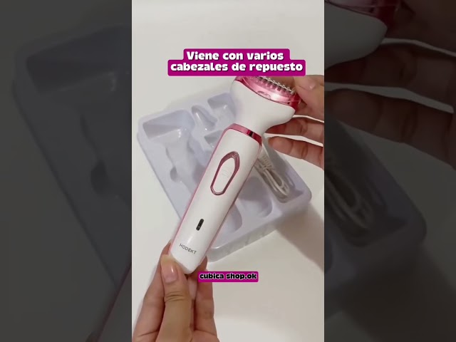 Vídeo relacionado con Depiladora Íntima 2 en 1 Rescien para Mujer con Cabezal de Afeitado y Cabezal de Depilación | Depiladora Eléctrica| Afeitadora Eléctrica Femenina Apta para Rostro, Piernas, Brazos y Zona del Bikini