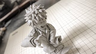 （Boku no Hero Academia）【ヒロアカ】爆豪勝己のフィギュア作ってみた / sculpting making figure Bakugou katuki