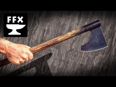 How to make a Battle Axe for... Fun? Halloween? (Who needs a reason!) Video