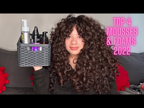 TOP 4 MOUSSES AND FOAMS FOR CURLY HAIR 2022