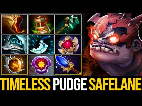 INSANE MASTER TIER TIMELESS PUDGE SAFELANE - 18KILLS 31 FLESH HEAP | Pudge Official