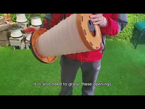 How to use retractable folding stool