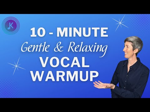 Gentle and Relaxing Vocal Warm Up | 10 minute vocal warmup