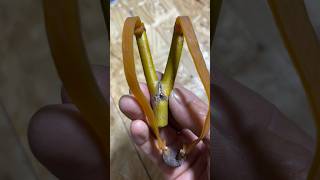 Mini slingshot made from tree branches