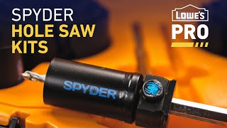 Spyder Hole Saw Kits | Pro Products from Lowe's Pro