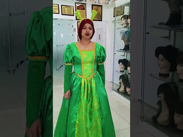 Vídeo relacionado con Smiffys Disfraz de Fiona de Shrek, Verde, con vestido, peluca y diadema Halloween, Carnaval