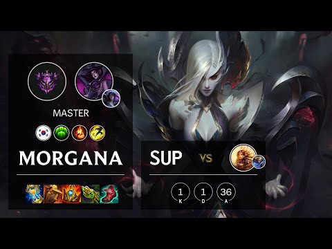 Morgana Support vs Leona - KR Master Patch 11.16