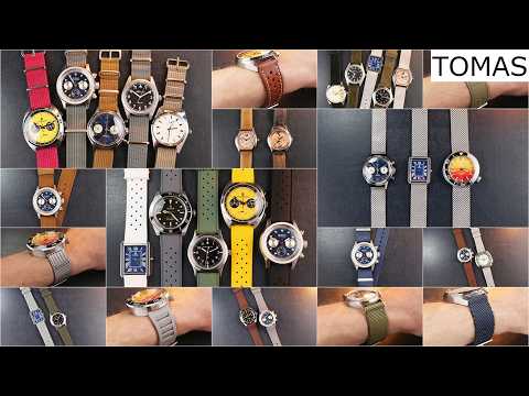 My chosen watch straps from AliExpress - 38 models, all less than 10 usd