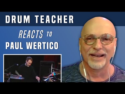 Drum Teacher Reacts to Paul Wertico - Drum Solo