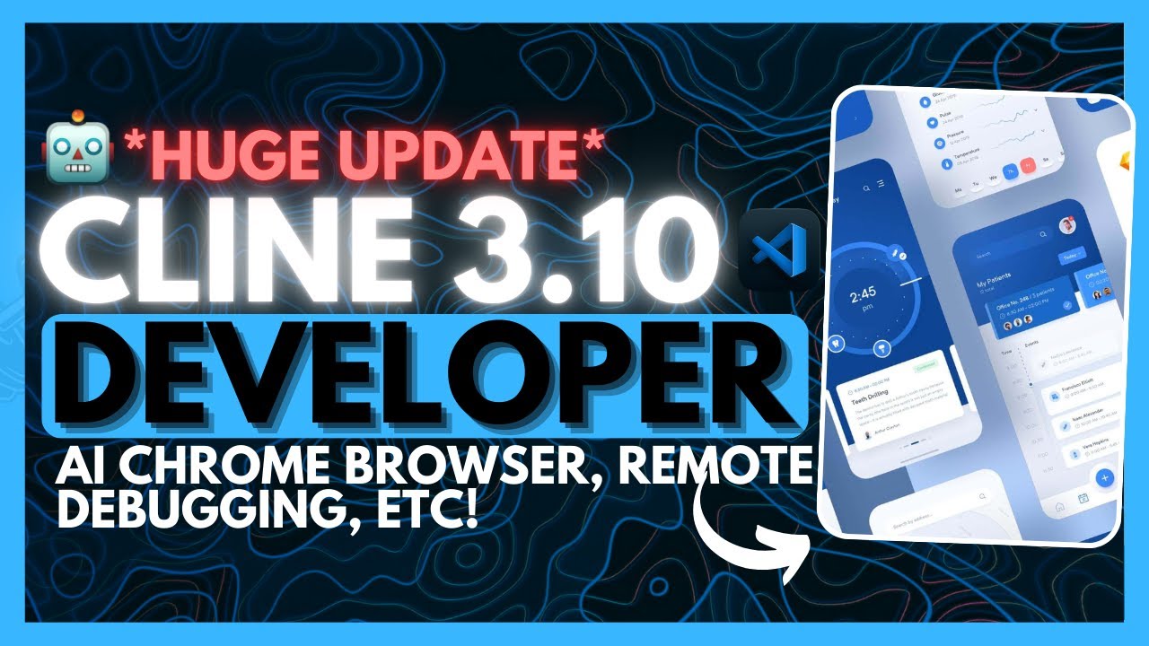 Cline v3.10 UPDATE: Fully FREE Autonomous AI Coding Agent! (Chrome Browser, YOLO Mode, Drag & Drop)
