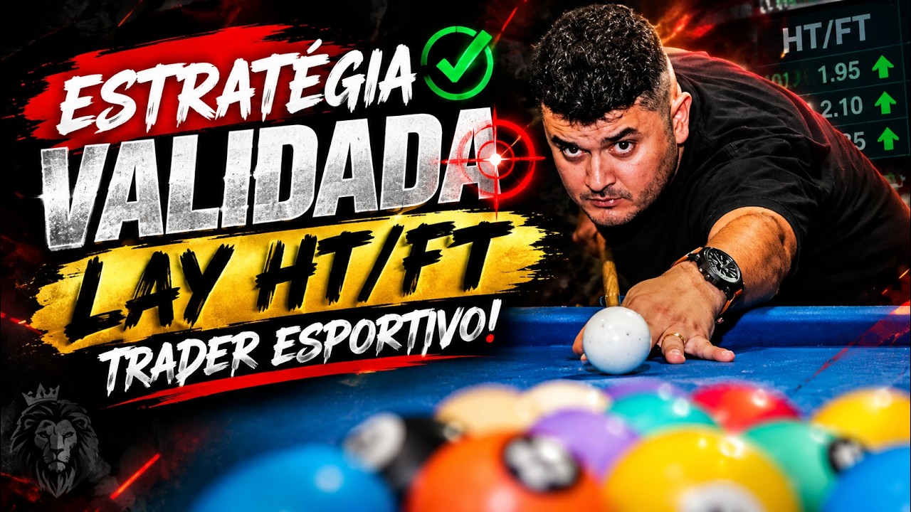 ESTRATÉGIA VALIDADA LAY ZEBRA HT/FT - O JEITO MAIS SEGURO DE TRABALHAR LAY ZEBRA - TRADER ESPORTIVO