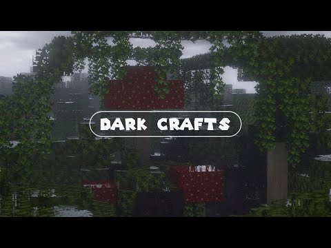Dark Crafts - MineCraft rain sound | Relaxing piano music | List for studying and reading books | study playlist 🎼