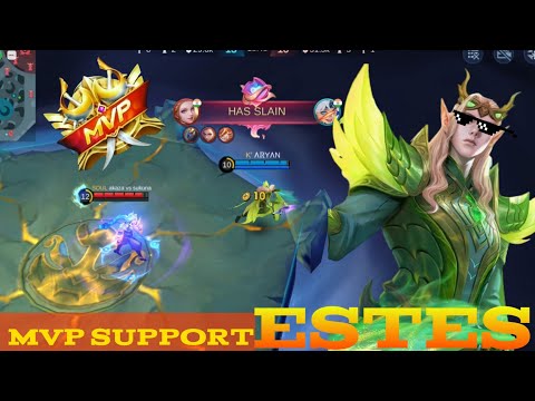 MVP Support Estes Flawless Healing!! Estes Full Gameplay video. Build Top 1 global Estes-MLBB! 2026