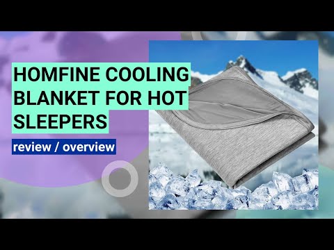 Review: Stay Cool All Night with HOMFINE Cooling Blanket!