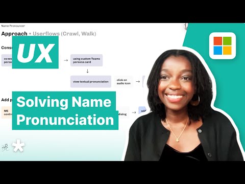 UX Interview - Solving Name Pronunciation (with Sr. Microsoft Designer)