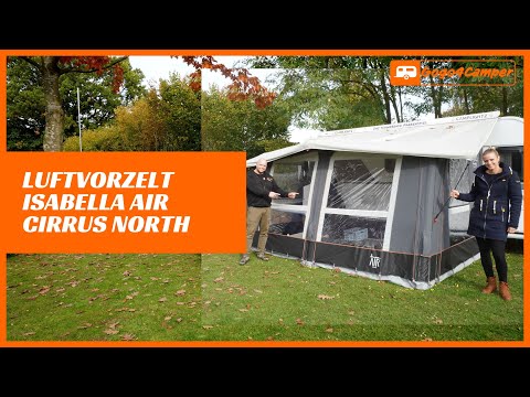 ISABELLA Air Cirrus North 400 inflatable awning - inflatable awning for caravans [Setup, testing,...