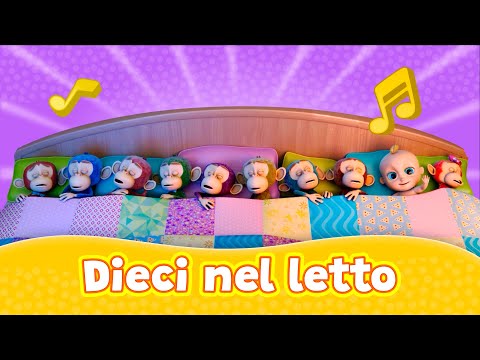 Dieci nel Letto - 🔢 Impariamo i numeri da 1 a 10! - Coccole Sonore