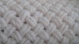 Вязание из ализе пуффи плетенка
