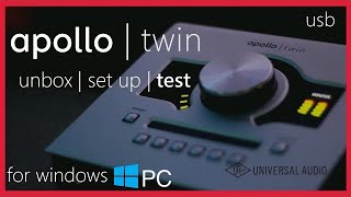 Video thumbnail for Unboxing & Testing UA Apollo Twin Duo USB for Windows | Musician Review by Kelli