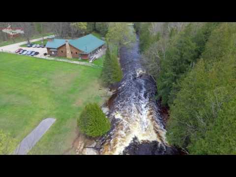 Rapid River Falls in 4K