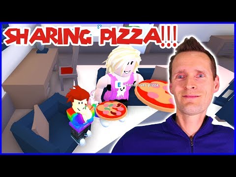 Baby Shares Pizza with Mommy!