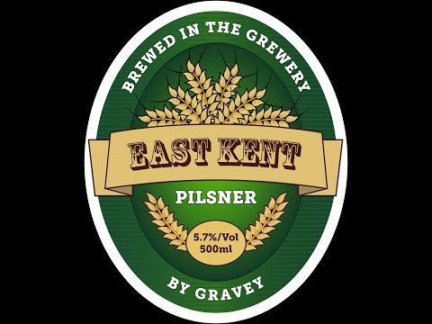 Gravey's Brewery - East Kent Pilsner 5.5% Homebrew