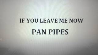 IF YOU LEAVE ME NOW - PAN PIPES