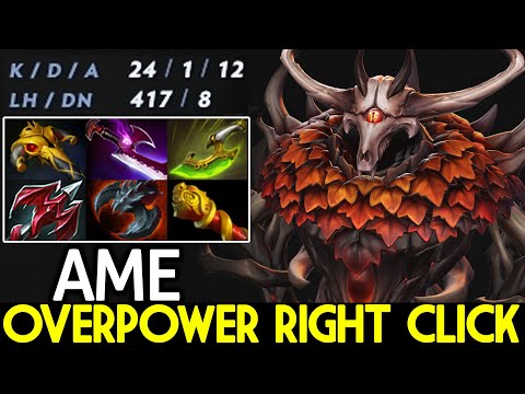 AME [Shadow Fiend] Overpower Right Click Damage Dota 2