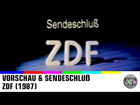 1987 | ZDF Sendeschluss und Programmvorschau