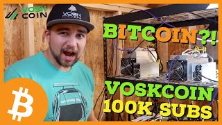 BITCOIN IS HALVING and VOSKCOIN HITS 100,000 SUBSCRIBERS?!