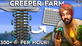 Minecraft Survival EP 36 | Gunpowder Farm Build 💥 | Unlimited Rockets & TNT