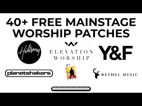 40+ FREE MAINSTAGE 3 Worship Patches Hillsong, Elevation, Bethel