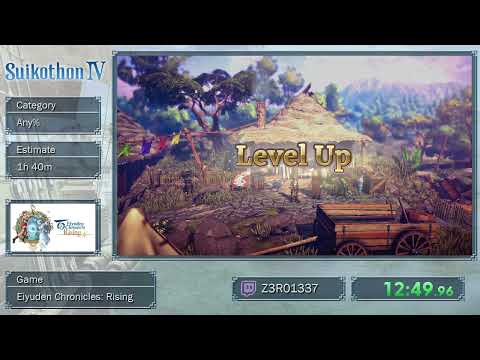 Suikothon IV - Eiyuden Chronicle: Rising (Any%) by Z3R01337