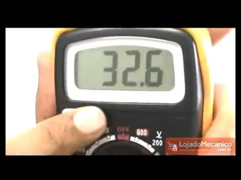 Multimetro Digital com Sensor MAS 838 - Vídeo