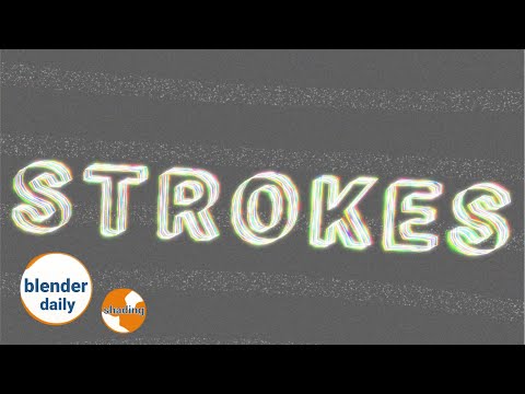 The making of project Glitch Strokes | Shading tricks & more, tip 51