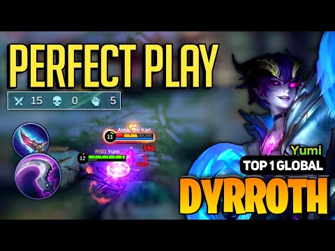HARD CARRY! Dyrroth Best Build 2023 [ Dyrroth Top 2 Global Gameplay ] By Yumi - Mobile Legends