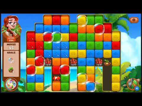 Lost Island Blast Adventure Level 584 - NO BOOSTERS 🏝️ | SKILLGAMING ✔️