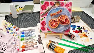 First Time Using R&F Drawing Oils!