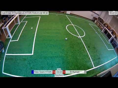 1vs1 Challenge - Final - B-Human vs. HTWK Robots @ Hamburg