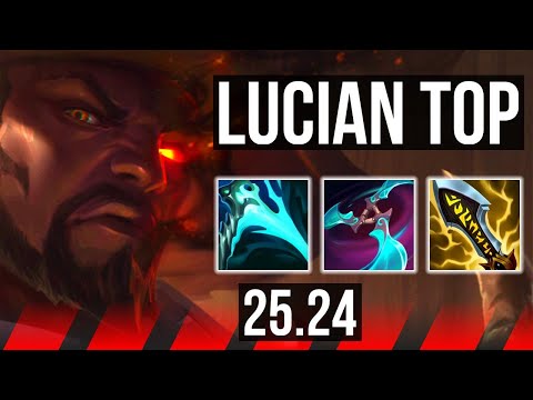 LUCIAN vs RENEKTON (TOP) | 45K damage | KR Diamond | 25.24