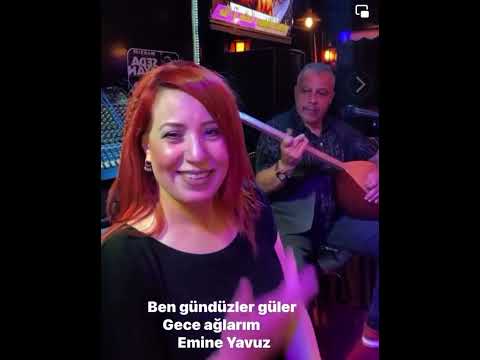 EMİNE YAVUZ & Ben gündüzler Güler Gece Ağlarım canlı sahne ( cower)