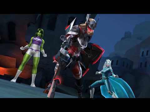 Marvel Future Fight T3 Sharon Rogers (SR) vs Corvus WBU Stage 59