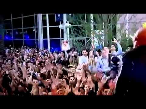 Flo Rida and his I.M.G. Strong Arm Family at All Star Weekend 2012