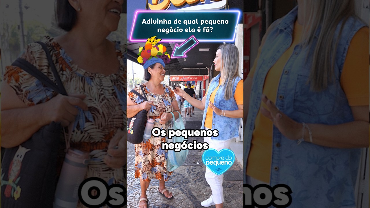 Quem compra do pequeno negócio vira fã. Confira! #ComproDoPequeno #CaçaAoFã