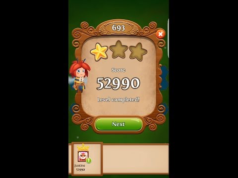 Blossom Blast Saga Level 693